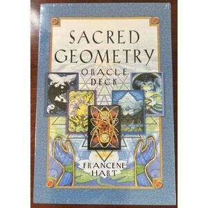 Sacred Geometry Oracle Deck by Francene Hart (2001) 64-Cards & Book NEW SEALED